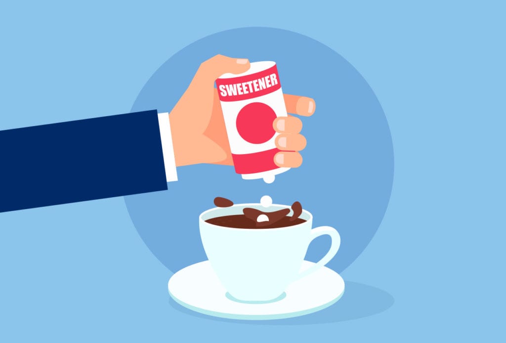 Artificial Sweeteners Side Effects: Are They Toxic? Do They Affect your Health? 5 coffee-and-sweetener-graphic