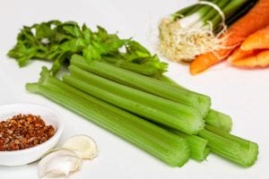 celery-stalks-with-carrots-garlic-and-pepper-flakes